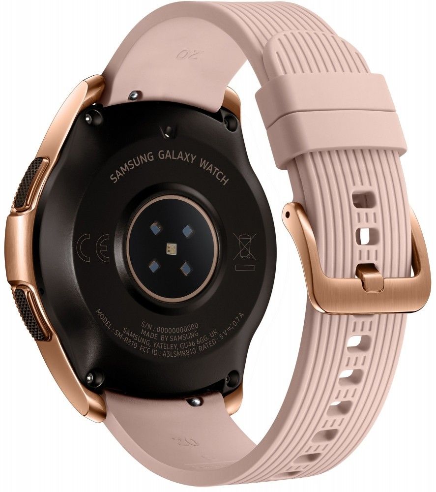 Акція на Смарт годинник Samsung Galaxy Watch 42mm (SM-R810NZDASEK) Gold від Територія твоєї техніки - 3