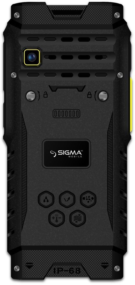 Акція на Мобільний телефон Sigma mobile X-treme DZ68 Black-Yellow від Територія твоєї техніки - 7