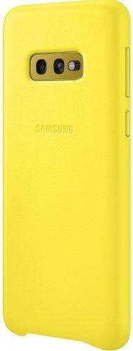 Акция на Панель Samsung Leather Cover для Samsung Galaxy S10e (EF-VG970LYEGRU) Yellow от Територія твоєї техніки - 2