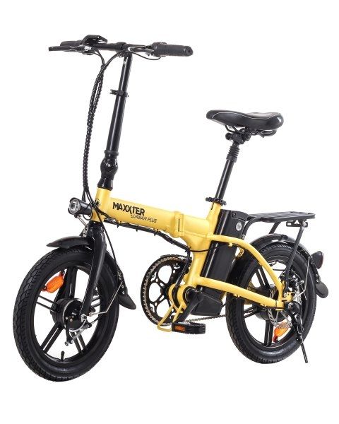 Акция на Електровелосипед Maxxter Urban PLUS Yellow/Black от Територія твоєї техніки - 2