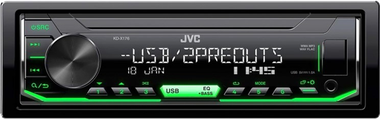 Акція на Автомагнітола JVC KD-X176 від Територія твоєї техніки - 3