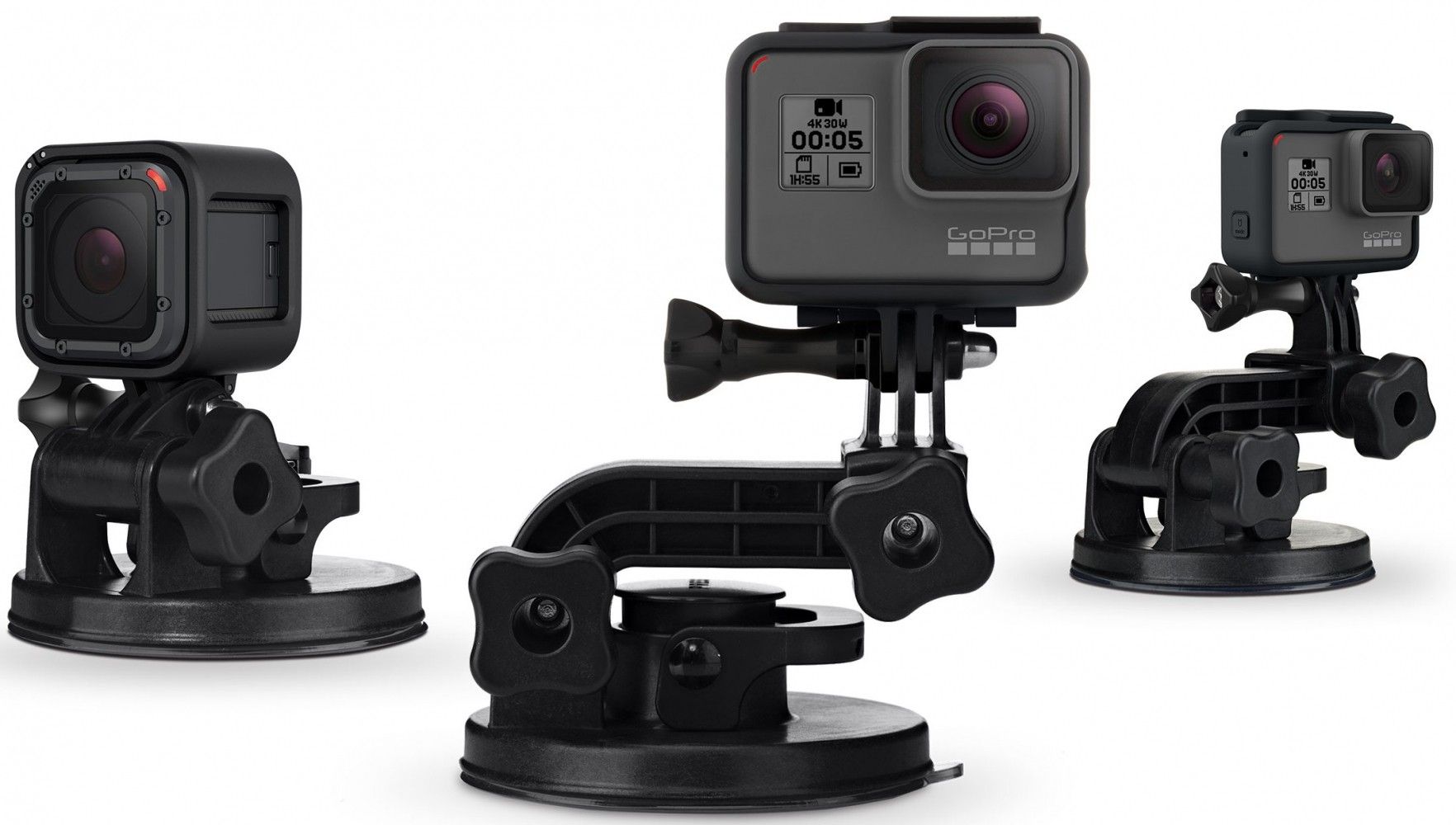 Акція на Тримач для екшн-камери з присоскою GoPro (AUCMT-302) Black від Територія твоєї техніки - 2