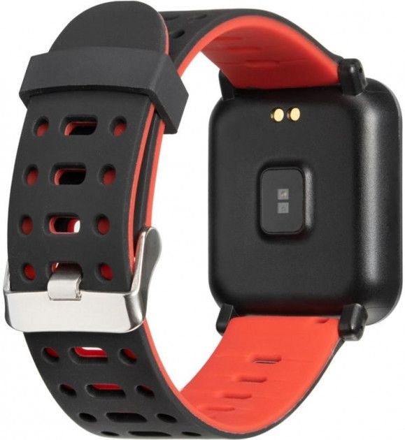 Акція на Смарт-годинник Gelius Pro GP-CP11 Plus (AMAZWATCH 2020) (IP68) (2099900776298) Black/Red від Територія твоєї техніки - 5