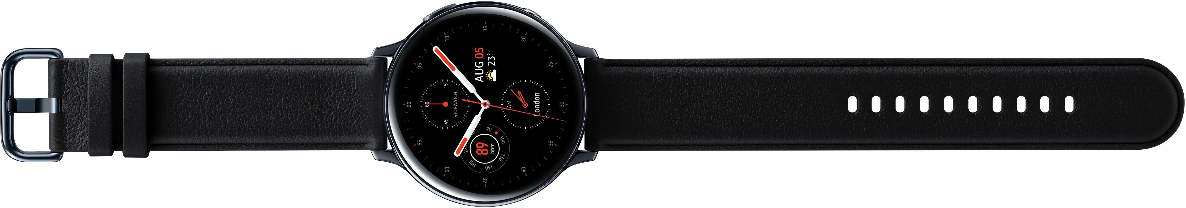 Акция на Смарт годинник Samsung Galaxy Watch Active 2 44mm Stainless steel (SM-R820NSKASEK) Black от Територія твоєї техніки - 4