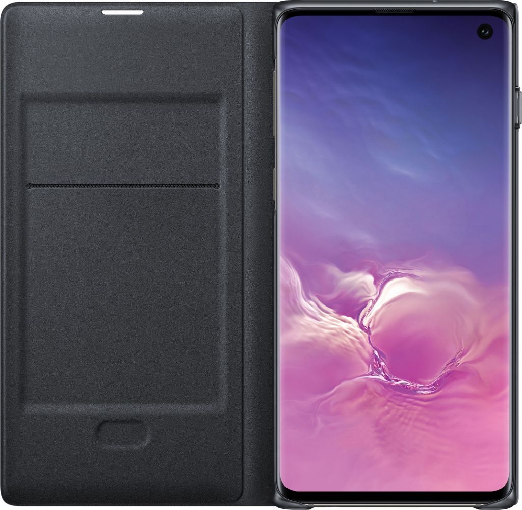 Акція на Чехол-книжка Samsung LED View Cover для Samsung Galaxy S10 (EF-NG973PBEGRU) Black від Територія твоєї техніки - 2