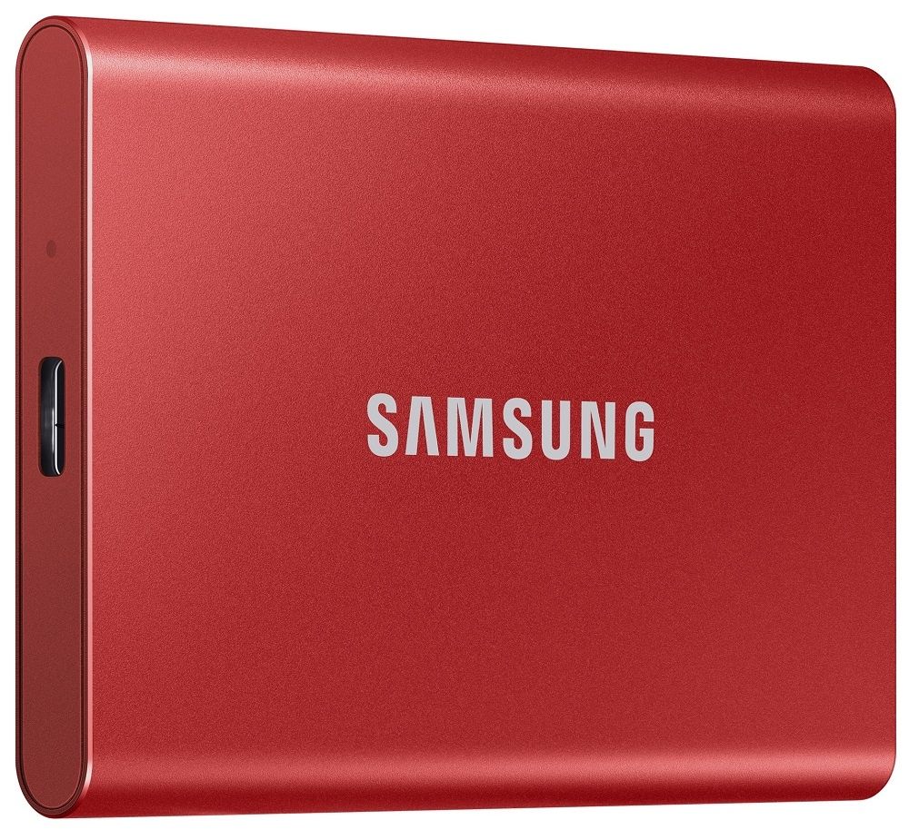 Акция на Жорсткий диск Samsung Portable SSD T7 1TB USB 3.2 Type-C (MU-PC1T0R/WW) External Red от Територія твоєї техніки - 3