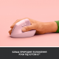 Миша Logitech Lift Vertical Ergonomic Wireless/Bluetooth (910-006478) Rose  - фото 3 - інтернет-магазин електроніки та побутової техніки TTT