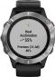 Годинник Garmin Fenix 6 Silver with Black Band (010-02158-00) - фото 5 - інтернет-магазин електроніки та побутової техніки TTT