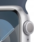 Apple Watch Series 9 GPS 41mm Silver Aluminium Case with Storm Blue Sport Band - S/M (MR903QP/A) - фото 3 - інтернет-магазин електроніки та побутової техніки TTT