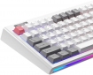 Клавіатура бездротова 1stPlayer NEO87 Cranberry Switch Bluetooth/USB/2.4GHz (NEO87-FW-TLD) Frostwave  - фото 2 - інтернет-магазин електроніки та побутової техніки TTT