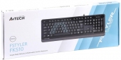 Клавиатура проводная A4Tech FKS10 USB (4711421963329) Grey  - фото 4 - интернет-магазин электроники и бытовой техники TTT