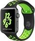 Ремешок Nike Silicon Sport Band for Apple Watch 38mm Black/Green - фото 2 - интернет-магазин электроники и бытовой техники TTT