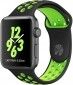 Ремінець Nike Silicon Sport Band for Apple Watch 38mm Black/Green - фото 2 - інтернет-магазин електроніки та побутової техніки TTT