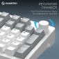 Клавіатура бездротова GamePro Asgard Drakkar Keychron Super Red Switch Wireless/Bluetooth/USB (MK305WH) White  - фото 13 - інтернет-магазин електроніки та побутової техніки TTT