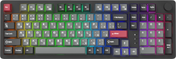 Клавиатура GamePro Asgard Drakkar Keychron Super Red Switch Wireless/Bluetooth/USB (MK305BK) Black  - фото 2 - интернет-магазин электроники и бытовой техники TTT