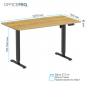 Стіл з електрорегулюванням висоти OfficePro ODE1470LW Light Wood/Black - фото 7 - інтернет-магазин електроніки та побутової техніки TTT