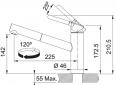 Змішувач Franke Orbit Pull Out 115.0623.055 - фото 2 - інтернет-магазин електроніки та побутової техніки TTT