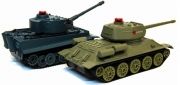 Танковый бой р/у HuanQi 555 Tiger vs Т-34 1:32 (HQ-555) (6928442983665) - фото 3 - интернет-магазин электроники и бытовой техники TTT
