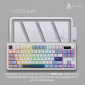 Клавіатура бездротова Ajazz AK870 PLUS Murad Switch RGB Wireless/Bluetooth/USB (AK870-MU-BWD) White  - фото 4 - інтернет-магазин електроніки та побутової техніки TTT