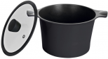 Каструля Ringel Zitrone Black Ringel Zitrone Black з кришкою 5,8 л (RG-2108-24/2 BL) - фото 2 - інтернет-магазин електроніки та побутової техніки TTT