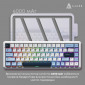 Клавіатура бездротова Ajazz AK680 MAX (8+8K) Magnetic Switch RGB Wireless/Bluetooth/USB (AK680-M-BWD-A) White  - фото 3 - інтернет-магазин електроніки та побутової техніки TTT