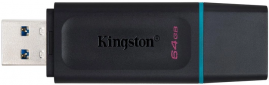 USB флеш накопичувач Kingston DataTraveler Exodia 2x64GB USB 3.2 Gen 1 (DTX/64GB-2P) Black/Blue  - фото 2 - інтернет-магазин електроніки та побутової техніки TTT