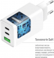 Мережевий зарядний пристрій ColorWay GaN Mini 100W PD Port PPS USB (USB-2C1A) (CW-CHS061PD-WT) White  - фото 3 - інтернет-магазин електроніки та побутової техніки TTT