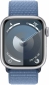 Apple Watch Series 9 GPS 41mm Silver Aluminium Case with Winter Blue Sport Loop (MR923QP/A) - фото 2 - интернет-магазин электроники и бытовой техники TTT