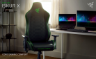 Кресло геймерское Razer Iskur X, XL (RZ38-03960100-R3G1) Green  - фото 7 - интернет-магазин электроники и бытовой техники TTT
