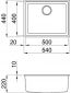 Кухонная мойка ELLECI Q 105 under top avena 51 - фото 2 - интернет-магазин электроники и бытовой техники TTT