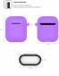 Чохол для навушників Silicon case для Apple AirPods Lavender purple  - фото 4 - інтернет-магазин електроніки та побутової техніки TTT
