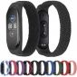 Ремінець BeCover Elastic Nylon Style для Xiaomi Mi Smart Band 5/Mi Smart Band 6 (Size L) (706158) Black-White - фото 2 - інтернет-магазин електроніки та побутової техніки TTT