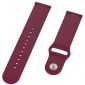 Ремешок BeCover для Samsung Galaxy Watch 42mm / Watch Active / Active 2 40/44mm / Watch 3 41mm / Gear S2 Classic / Gear Sport (706169) Dark-Red - фото 2 - интернет-магазин электроники и бытовой техники TTT