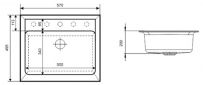 Кухонная мойка INTERLINE BRUT MAXI terra - фото 2 - интернет-магазин электроники и бытовой техники TTT