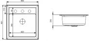 Кухонная мойка INTERLINE BRUT terra - фото 3 - интернет-магазин электроники и бытовой техники TTT