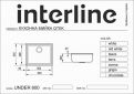 Кухонная мойка INTERLINE UNDER 600 grigio - фото 2 - интернет-магазин электроники и бытовой техники TTT