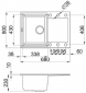 Кухонная мойка ELLECI EASY 135 AVENA 51  - фото 2 - интернет-магазин электроники и бытовой техники TTT