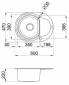 Кухонна мийка ELLECI EASY ROUND TITANO 68 - фото 2 - інтернет-магазин електроніки та побутової техніки TTT