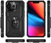 Панель BeCover Military для Apple iPhone 13 Pro (707104) Black - фото 3 - інтернет-магазин електроніки та побутової техніки TTT