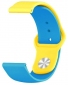 Набір ремінців BeCover Ukrainian Freedom для Samsung Galaxy Watch 4 Classic 42 (22mm)/46mm/Watch 46mm/Watch 3 45mm/Gear S3 Classic/Gear S3 Frontier (707822) Yellow-Blue - фото 5 - інтернет-магазин електроніки та побутової техніки TTT