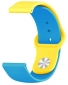 Набір ремінців BeCover Ukrainian Freedom для Honor MagicWatch 2 (22mm)/Huawei Watch 3 Pro Classic 46mm (707825) Yellow- Blue - фото 5 - інтернет-магазин електроніки та побутової техніки TTT