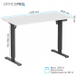 Стіл з електрорегулюванням висоти OfficePro ODE1260WB White/Black - фото 8 - інтернет-магазин електроніки та побутової техніки TTT