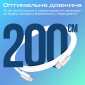 Кабель Promate EcoLine-CC200 USB-C to USB-C 60W Power Delivery 2 м (ecoline-cc200.white) White  - фото 6 - інтернет-магазин електроніки та побутової техніки TTT