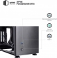 Корпус QUBE A4 (QBA4I_WBNU3) Black - фото 4 - интернет-магазин электроники и бытовой техники TTT