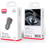 Автомобільний зарядний пристрій XO CC48 Metal Smart Car Charger 2USB 2.4A + lightning cable Grey - фото 4 - інтернет-магазин електроніки та побутової техніки TTT