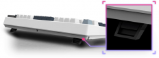 Клавіатура бездротова MSI FORGE GK600 TKL W SKY UA Mechanical Linear White (S11-43UAP01-HH9) - фото 3 - інтернет-магазин електроніки та побутової техніки TTT