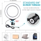 Кільцева USB LED лампа PULUZ PKT3037 6.2