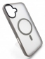 Панель BeCover Metal Buttons Case MagSafe для Apple iPhone 16 Plus (712095) Gray - фото 3 - інтернет-магазин електроніки та побутової техніки TTT