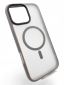 Панель BeCover Metal Buttons Case MagSafe для Apple iPhone 16 Pro (712098) Gray - фото 2 - інтернет-магазин електроніки та побутової техніки TTT