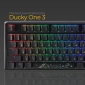 Клавіатура Ducky One 3 TKL Cherry MX Brown RGB UA USB (DKON2187ST-BUAPXCLAWSC1) Black - фото 4 - інтернет-магазин електроніки та побутової техніки TTT